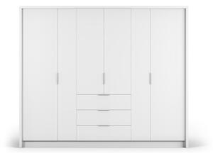 Armadio bianco 255x217 cm Wells - Cosmopolitan Design