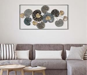 Pannello decorativo da parete a forma di foglie multicolor - Arrediorg