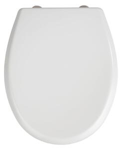 Sedile per wc bianco con chiusura facilitata , 44,5 x 37 cm Gubbio - Wenko