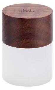 Lampada da tavolo dimmerabile marrone scuro con paralume in vetro (altezza 10,5 cm) Lemelia - Gingko