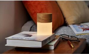 Lampada da tavolo dimmerabile marrone scuro con paralume in vetro (altezza 10,5 cm) Lemelia - Gingko