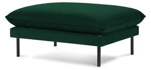 Pouf in velluto verde scuro Vienna - Cosmopolitan Design
