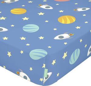 Lenzuolo di cotone per bambini, 120 x 60 cm Astronaut - Happynois