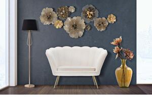 Divano in morbido tessuto bianco Vienna elegante e di design - Arrediorg