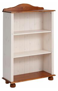 Libreria in legno di pino bianco-marrone 77x116 cm Ella - Støraa