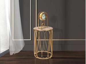 Tavolino decorativo di design moderno in ferro dorato - arrediorg