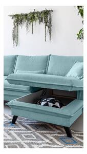 Angolo del divano letto azzurro, angolo destro Charming Charlie - Miuform