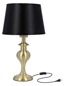 Lampada da tavolo in nero e oro (altezza 40 cm) Prima Gold - Candellux Lighting