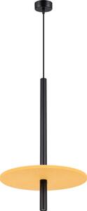 Sollux SL.1880 - Sospensione a cavo FELTRO 1xG9/8W/230V nero/giallo