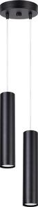 Sollux SL.1869 - Sospensione a cavo LAGOS 2xGU10/10W/230V nero