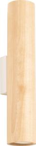 Sollux SL.1878 - Lampada da parete LINO 2xGU10/10W/230V faggio
