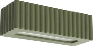 Sollux SL.1888 - Applique RIGATA 1xE27/15W/230V ceramica/verde