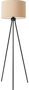 Sollux SL.1853 - Lampada da terra NEVIA 1xE27/15W/230V tortora