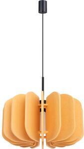 Sollux SL.1861 - Lampadario a sospensione con cavo MULA, 1xE27/15W/230V, diametro 45 cm, giallo