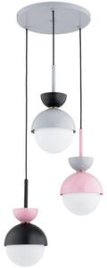 Lampadario a cavo IRSA 3xE27/15W/230V multicolore