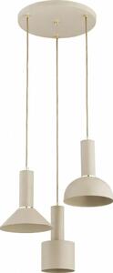 Lampadario con cavo VANTI 3xE27/15W/230V beige