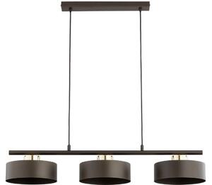Lampadario a cavo SELIA 3xE27/15W/230V marrone