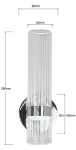 Lampada da parete LED AMBIENTE LED/6W/230V 3000/4000/6000K cromo lucido