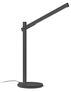 Lampada Da Scrivania-Ufficio Moderna Pivot Alluminio Nero Led 7,5W Cct