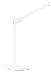 Lampada Da Scrivania-Ufficio Moderna Pivot Alluminio Bianco Led 7,5W Cct