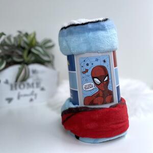 Coperta per bambini in microflanella rossa e blu 100x150 cm Spiderman - Jerry Fabrics