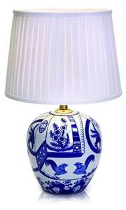 Lampada da tavolo blu e bianca Goteborg, altezza 48 cm Göteborg - Markslöjd