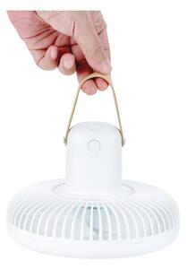 Lampada da tavolo color crema con ventola telecomandata (altezza 26 cm) Beyond - Gingko