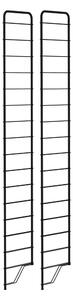Scaffale modulare bianco-nero 82x204 cm Dakota - Tenzo