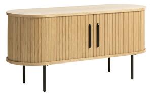 Tavolo TV in rovere di colore naturale 120x56 cm Nola - Unique Furniture