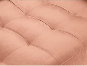 Divano in velluto rosa , 174 cm Santo - Milo Casa