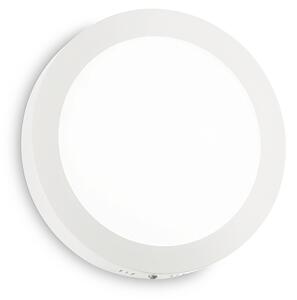 Applique Moderna Round Universal Alluminio-Plastiche Bianco Led 13,5W 3000K D17