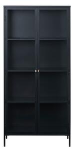 Vetrina in metallo nero 90x190 cm Carmel - Unique Furniture