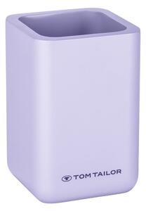 Portaspazzolino in poliresina viola Tom Tailor T-Rounded – Wenko