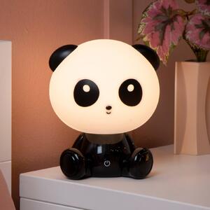 Lucide Lampada da tavolo per bambini Dodo Panda, bianco/nero, dimmerabile, ABS