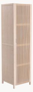 Armadio da parete in bambù con anta scanalata Stripe