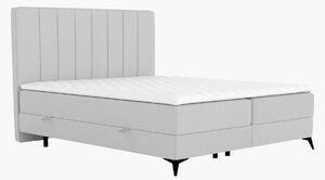 Letto boxspring fatto a mano con contenitore Aggaz, H3