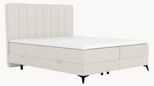 Letto boxspring fatto a mano con contenitore Aggaz, H3