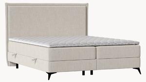 Letto boxspring fatto a mano con contenitore Musk, H3