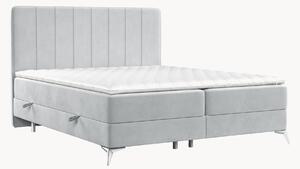 Letto boxspring in velluto fatto a mano con contenitore Aggaz, H3