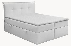 Letto boxspring fatto a mano con contenitore Cloud, H3