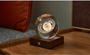 Lampada da tavolo dimmerabile marrone scuro con paralume in vetro (altezza 12 cm) Amber - Gingko
