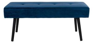 Panchina in velluto blu Skiby - Bonami Essentials
