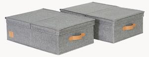 Set di 2 scatole con coperchio Premium