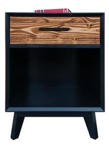 CosmoLiving Elisabetta Comodino – 2 Cassetti, Frontali A Costine, Accenti Dorati, Legno Ingegnerizzato Bianco, 69,8x25,7x68,6 Cm