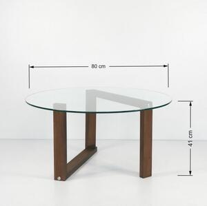 Tavolino rotondo marrone ø 80 cm Yuvarlak - Neostill