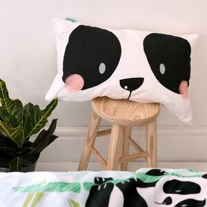 Federa reversibile in cotone, 50 x 30 cm Panda Garden - Moshi Moshi