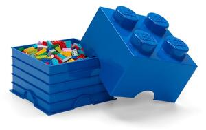 Scatola portaoggetti blu quadrata - LEGO®