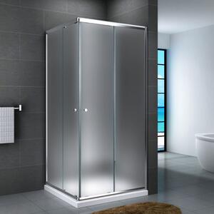 SMART - Box doccia rettangolare opaco cristallo 6mm H190 cm cm 70x90