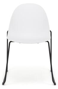 Set di 2 sedie da pranzo bianche con base nera Viva - Bonami Selection
