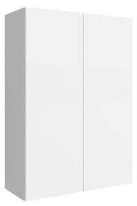 INFINITY - Mobile colonna sospeso 2 ante 60x24xh94 cm Bianco Lucido